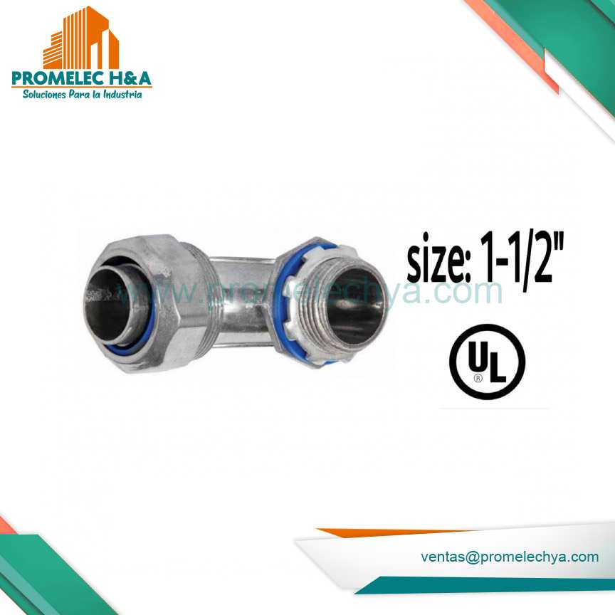 CONECTOR CURVO HERMETICO 1-1/2´´