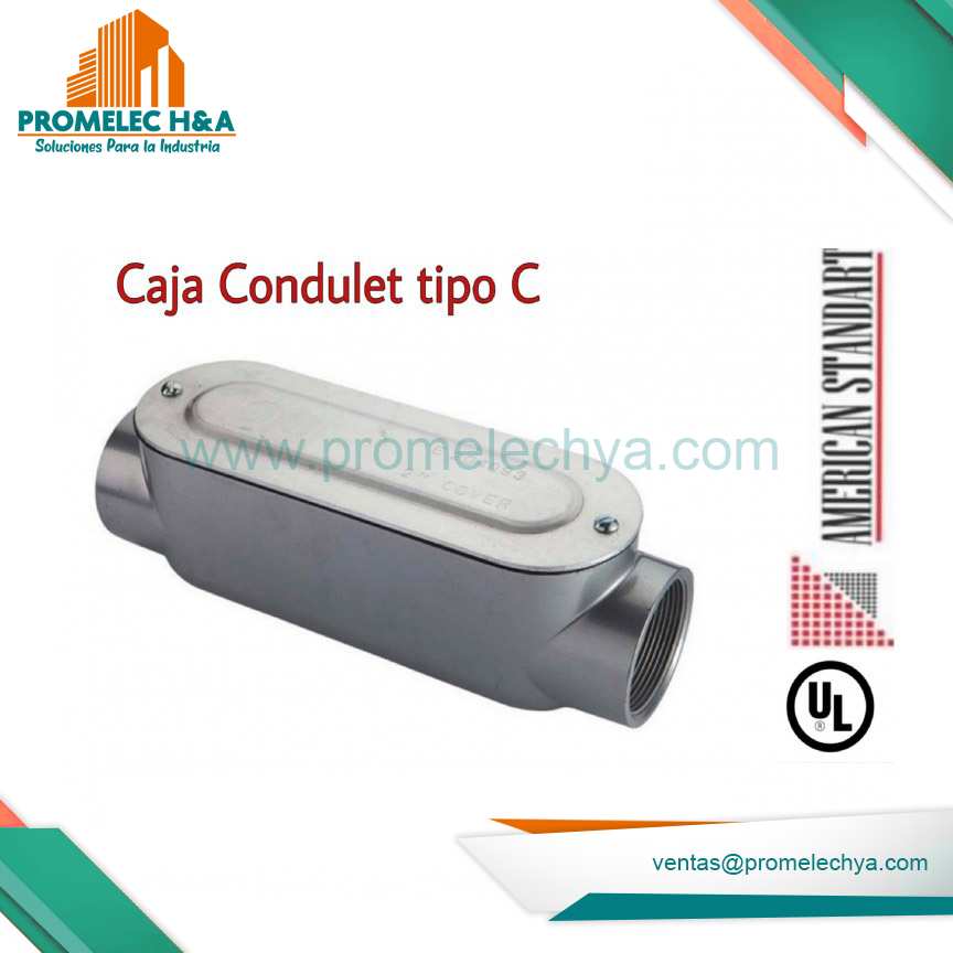 CAJA CONDULET TIPO C 3´´