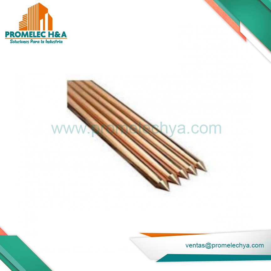 VARILLA DE COBRE 5/8´´ x 2.40 MT