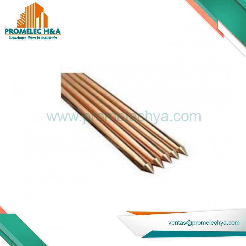 VARILLA DE COBRE 3/4´´ x 2.40 MT