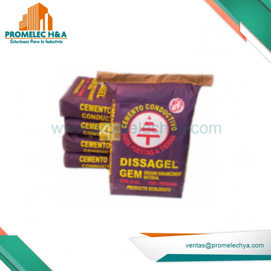 CEMENTO CONDUCTIVO DISSAGEL GEM 25kg