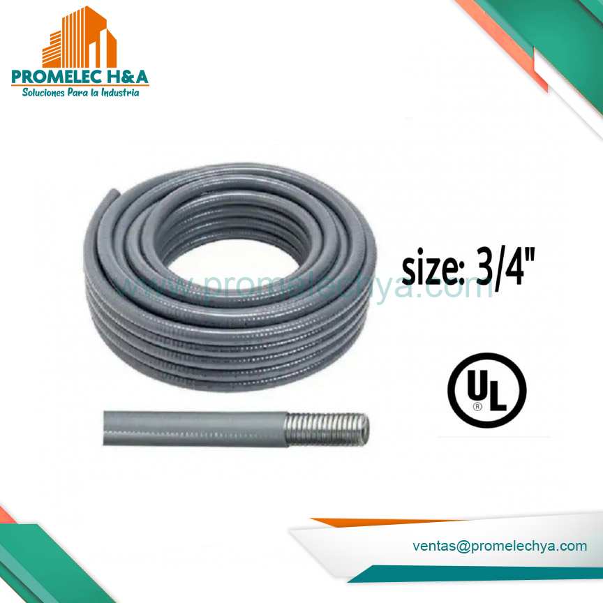 CONDUIT FLEXIBLE LIQUID TIGHT 3/4´´