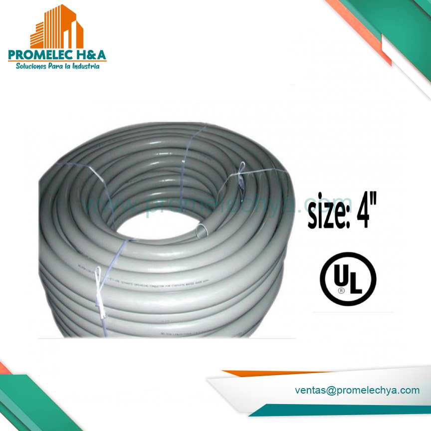 CONDUIT FLEXIBLE LIQUID TIGHT 4´´