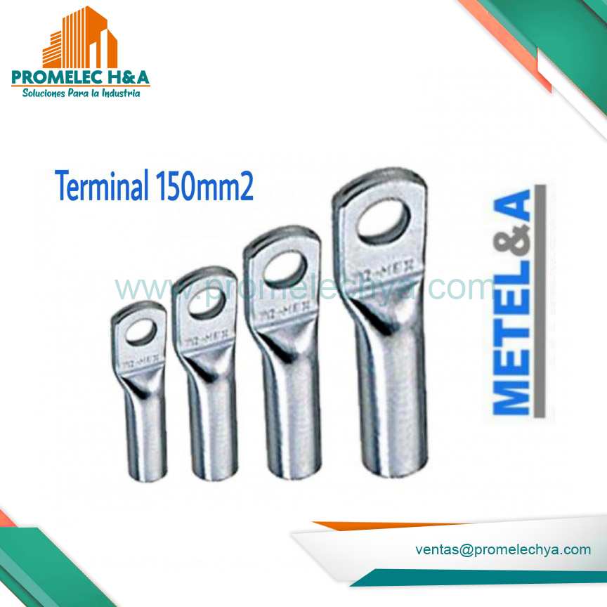 TERMINAL DE CAÑA LARGA DE COBRE ESTAÑADO  150 MM2