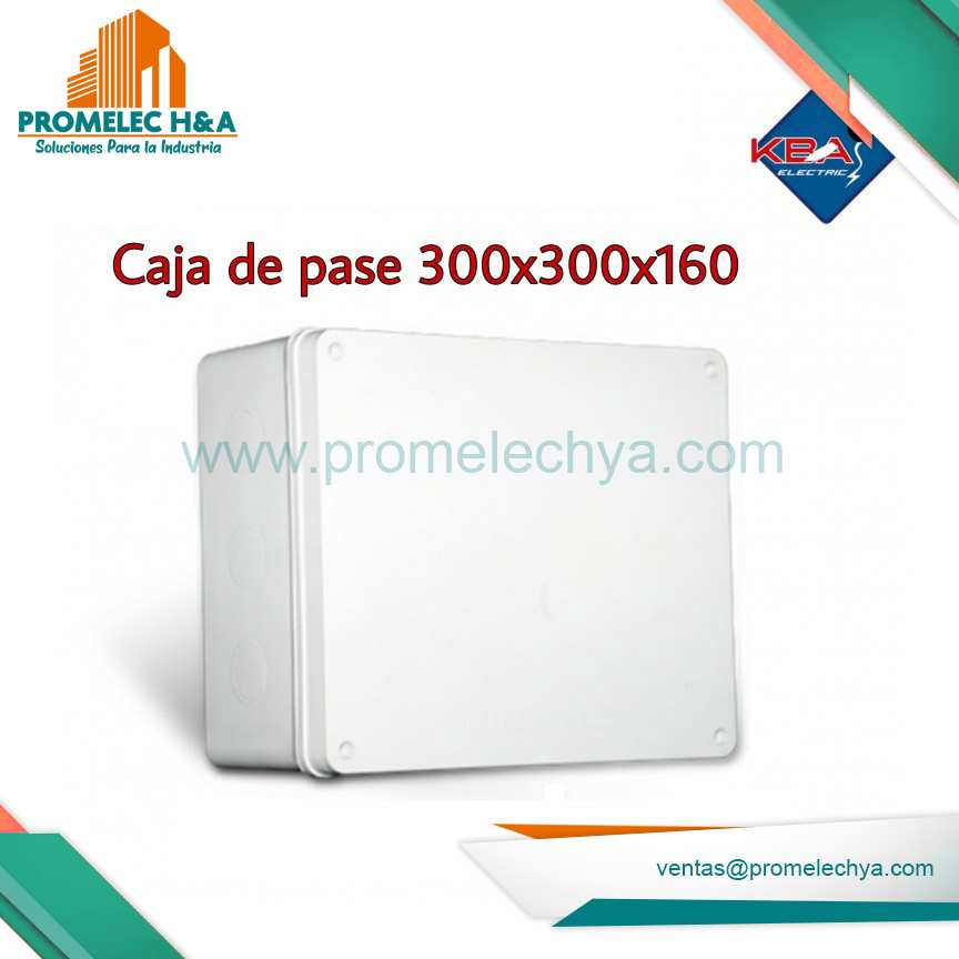 CAJA DE PASE PVC 300X300X160