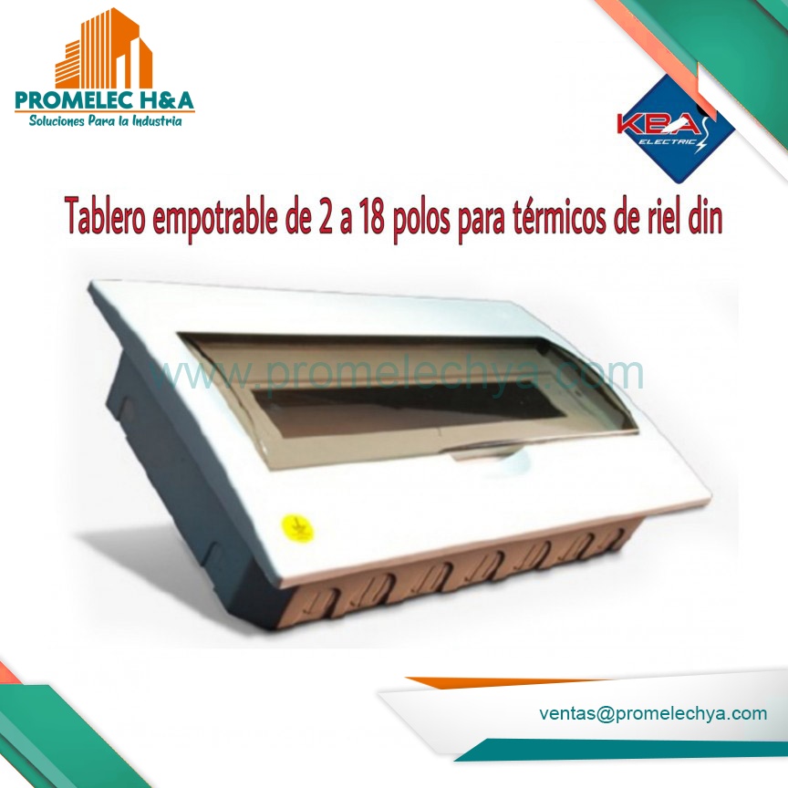 TABLERO EMPOTRABLE 18 POLOS