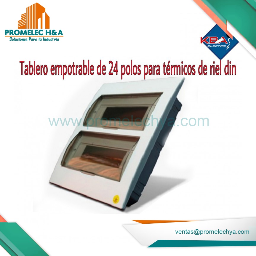 TABLERO EMPOTRABLE 24 POLOS