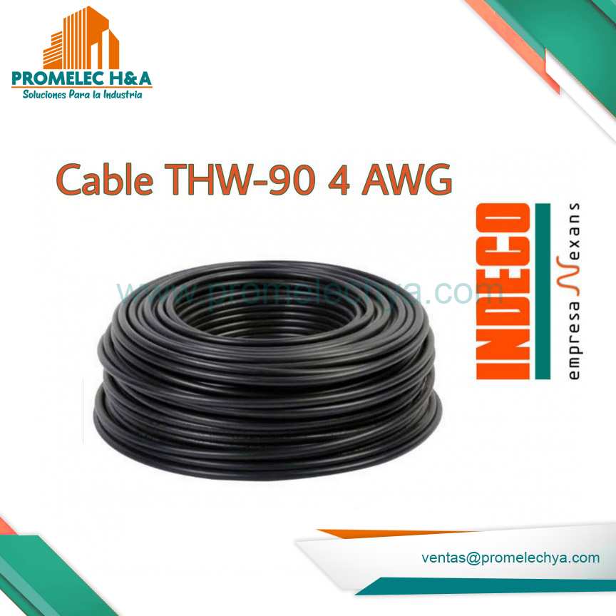 CABLE THW-90 4 AWG
