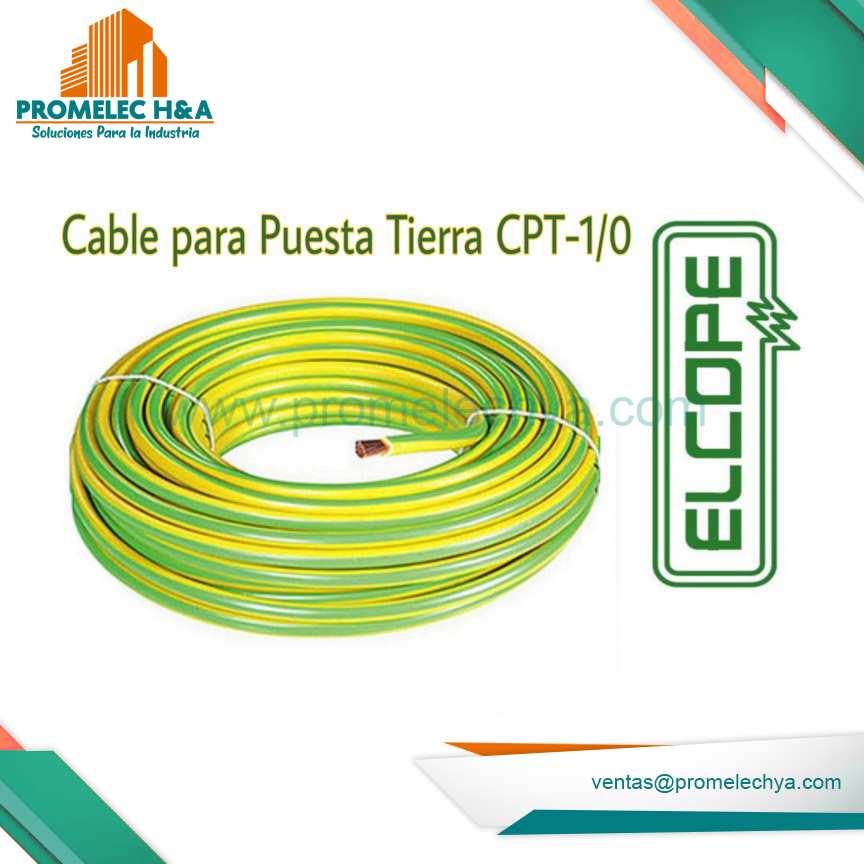CABLE PARA PUESTA TIERRA CPT-1/0
