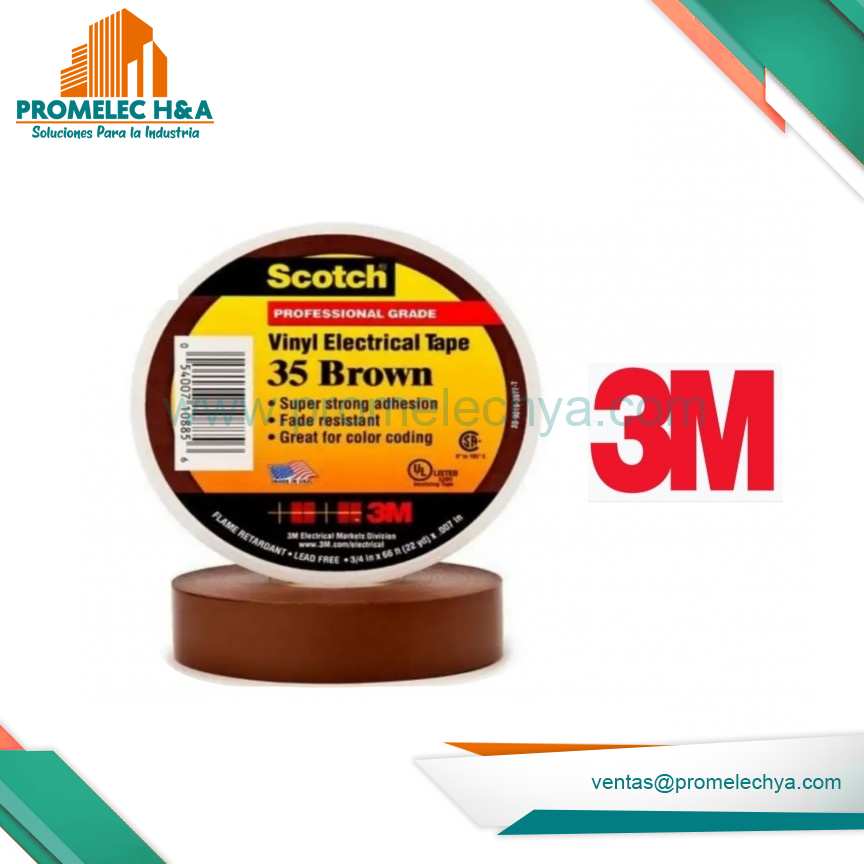CINTA SCOTCH 35 MARRON 3M