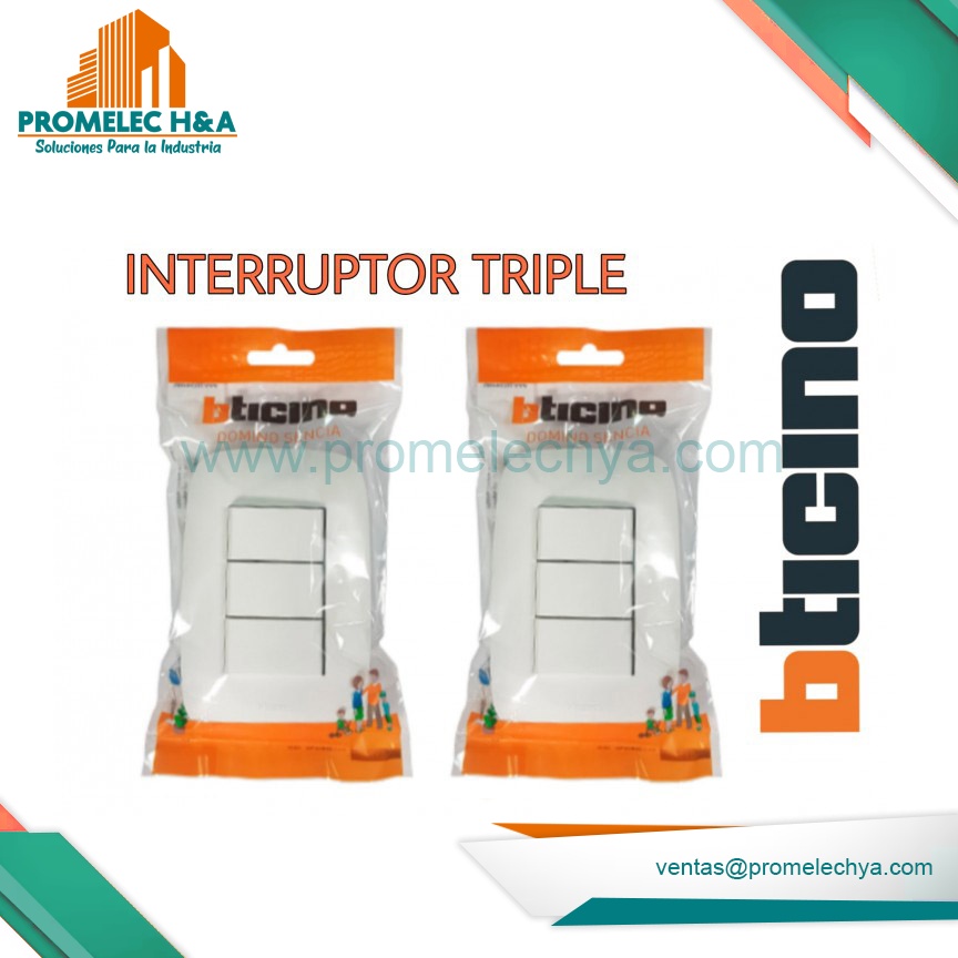 INTERRUPTOR TRIPLE