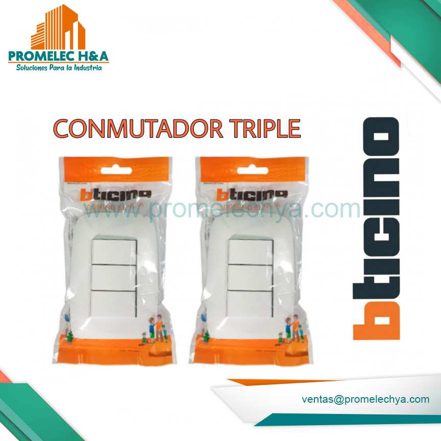 CONMUTADOR TRIPLE