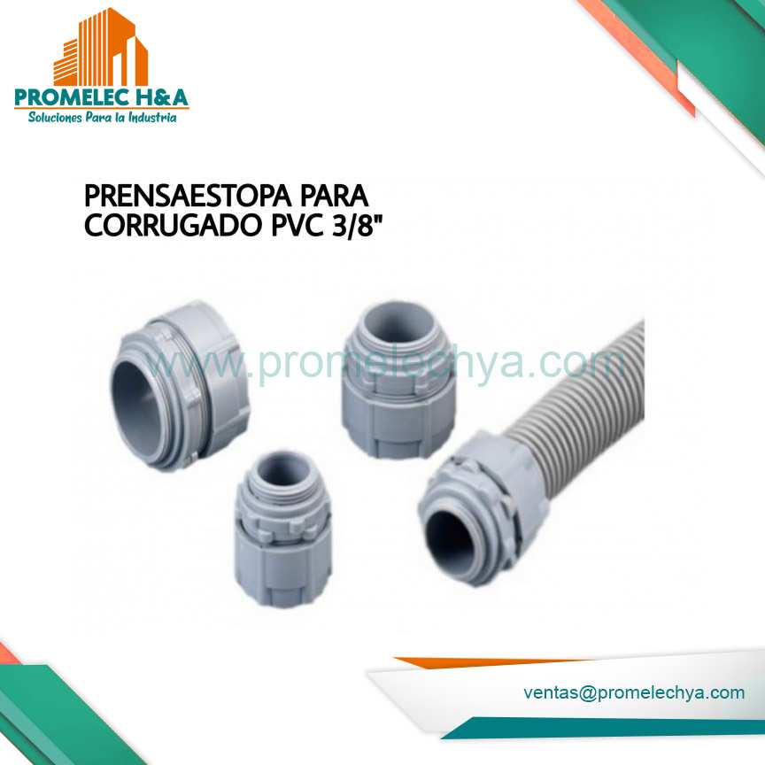 PRENSAESTOPA PARA CORRUGADO PVC 3/8´´