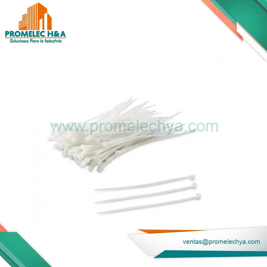 CINTILLO DE AMARRE 150x3.6mm BLANCO