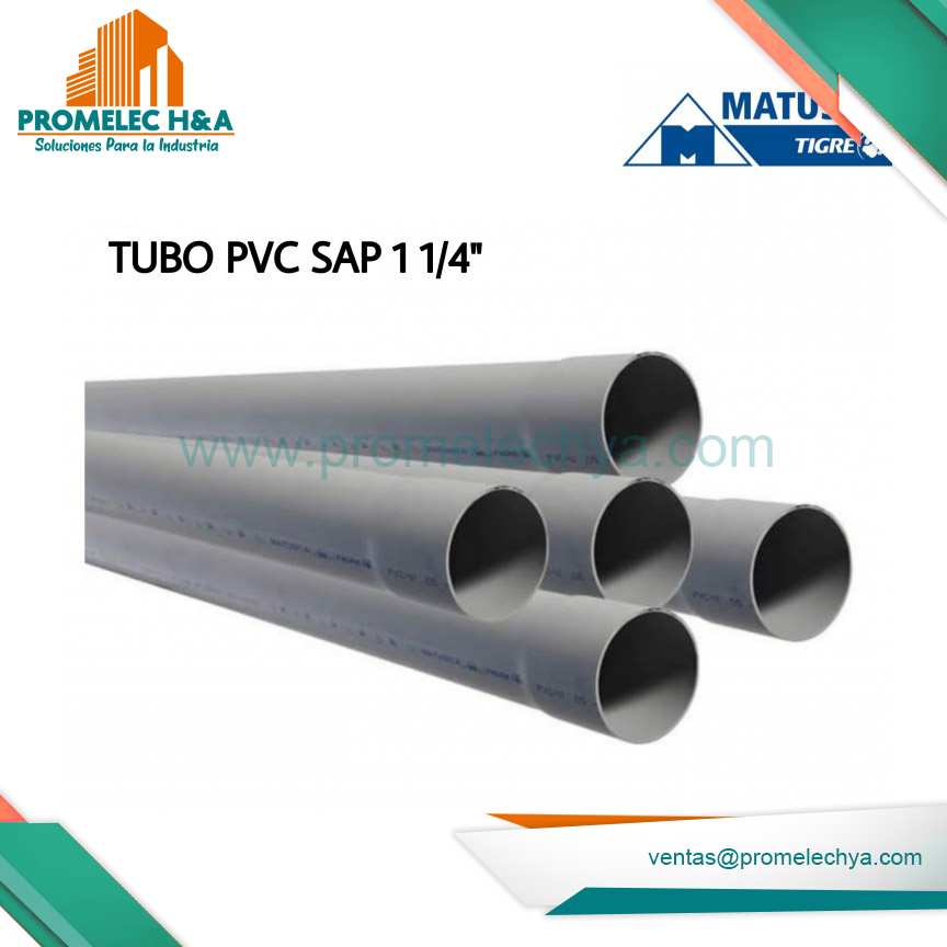 TUBO PVC SAP 1 1/4 ´´