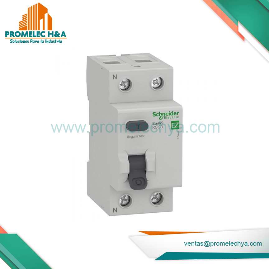 INTERRUPTOR TERMOMAGNETICO DIFERENCIAL- EASY 9 -  2X25A SCHNEIDER