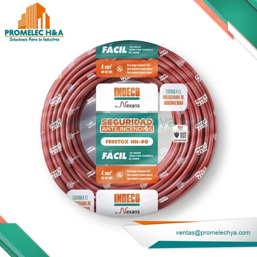 CABLE NH-90 4MM2  450/750 V, INDECO